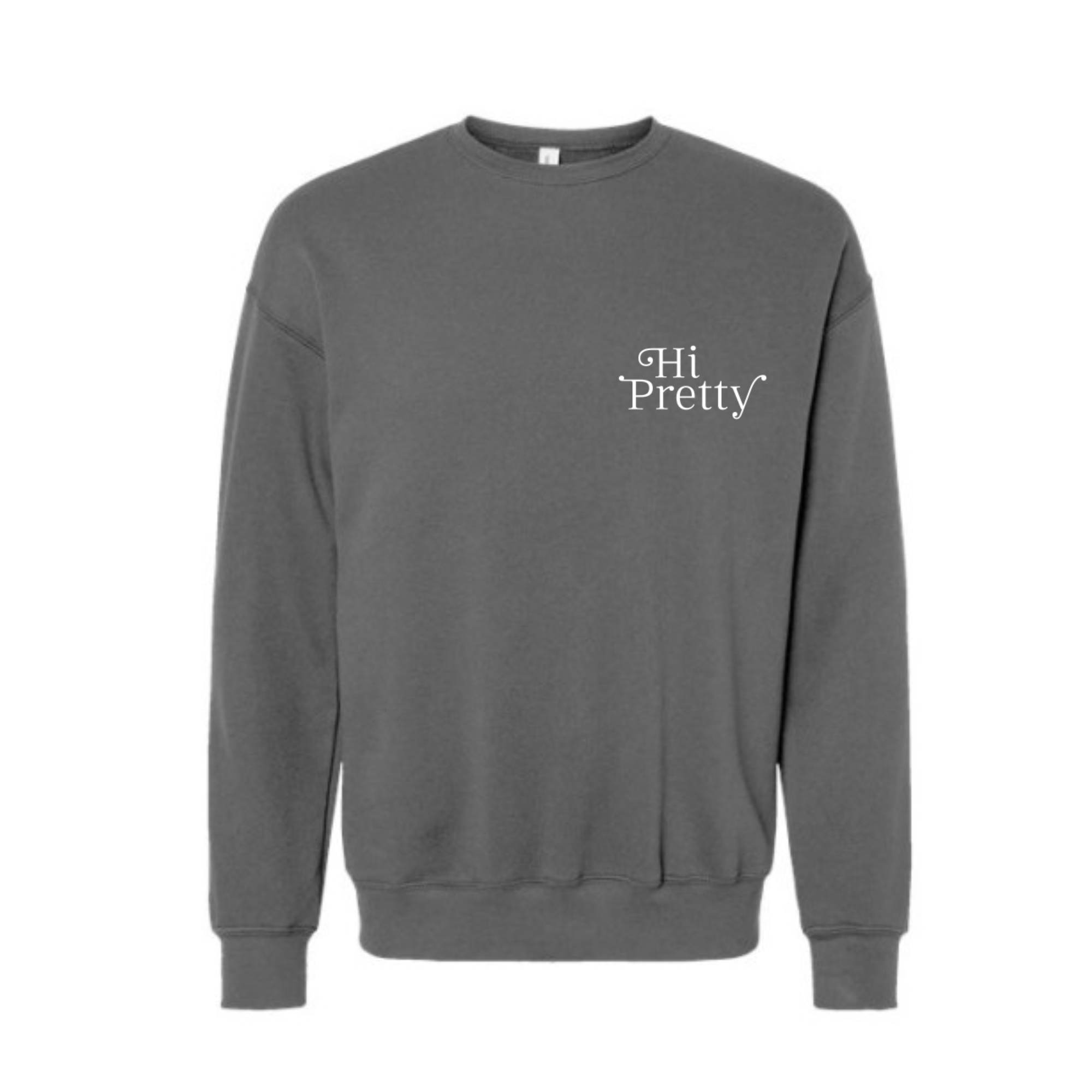 Oversized Drop Shoulder Fleece Crewneck