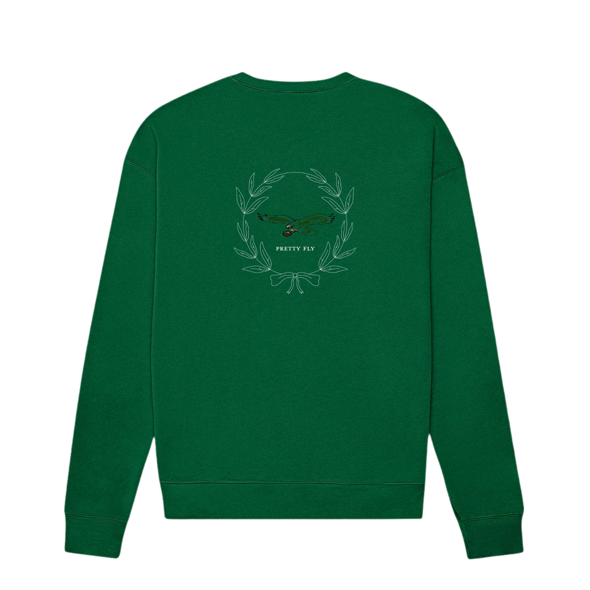 Eagles Oversized Drop Shoulder Fleece Crewneck