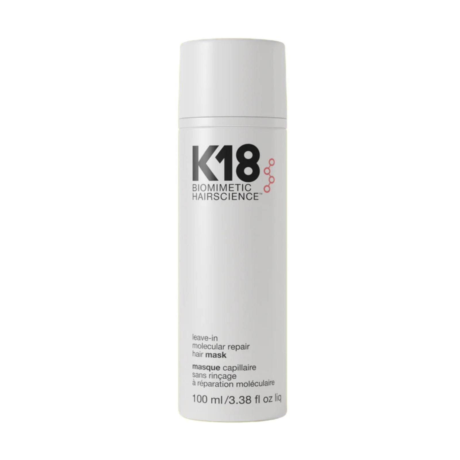 Full-size leave-in molecular repair hair mask